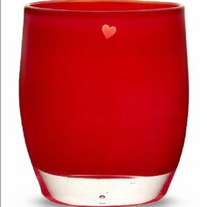 Glassybaby Love with etched heart